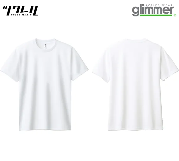 使用アイテム glimmer スーパードライTシャツ 300ACT（ホワイト）