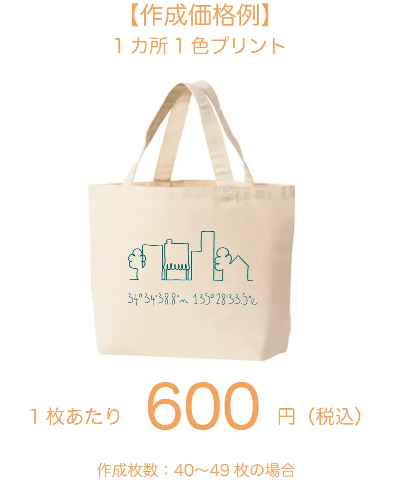 キャンバストートバッグ（Sサイズ）