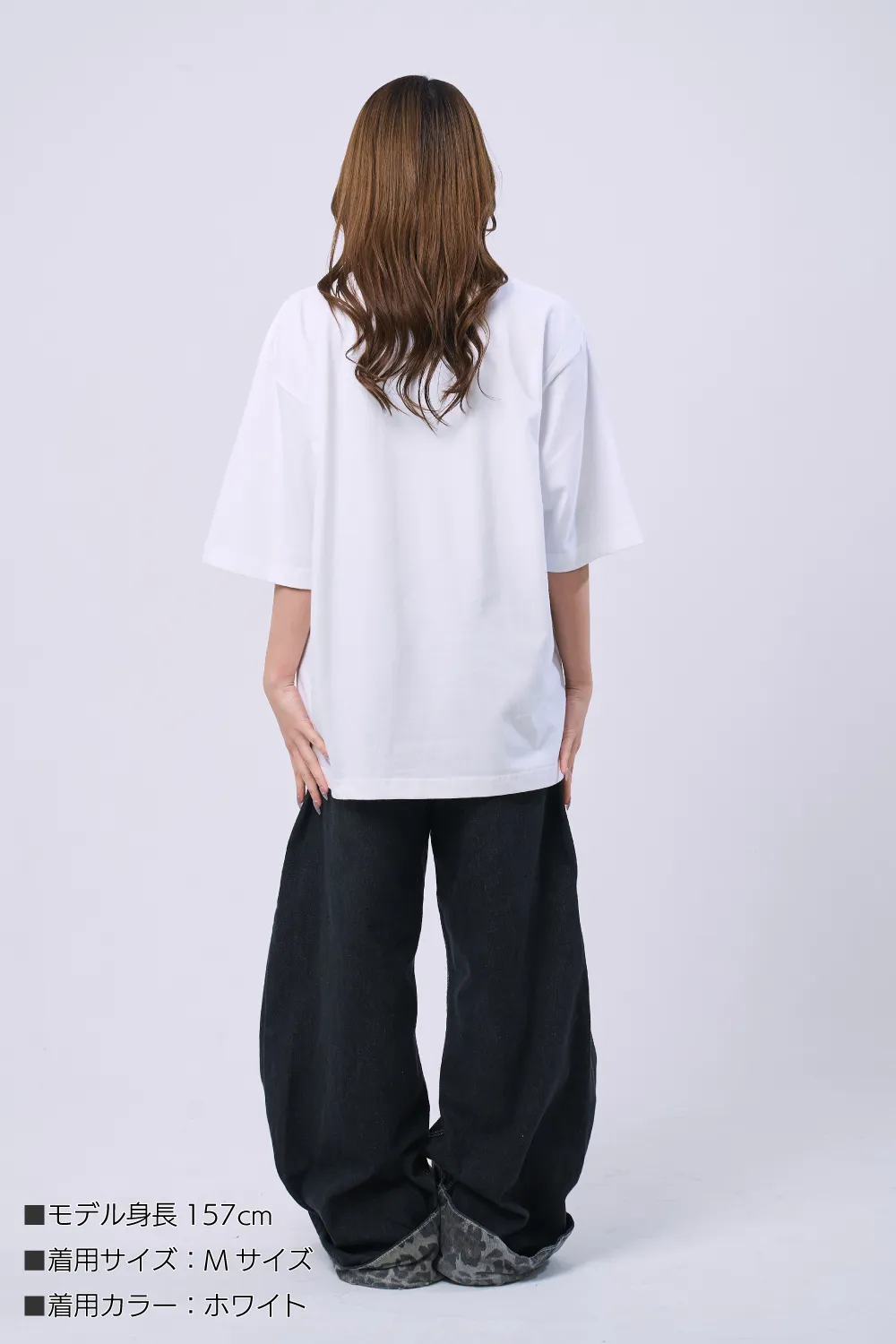 プレミアム厚手オーバーサイズ5分袖Tシャツ