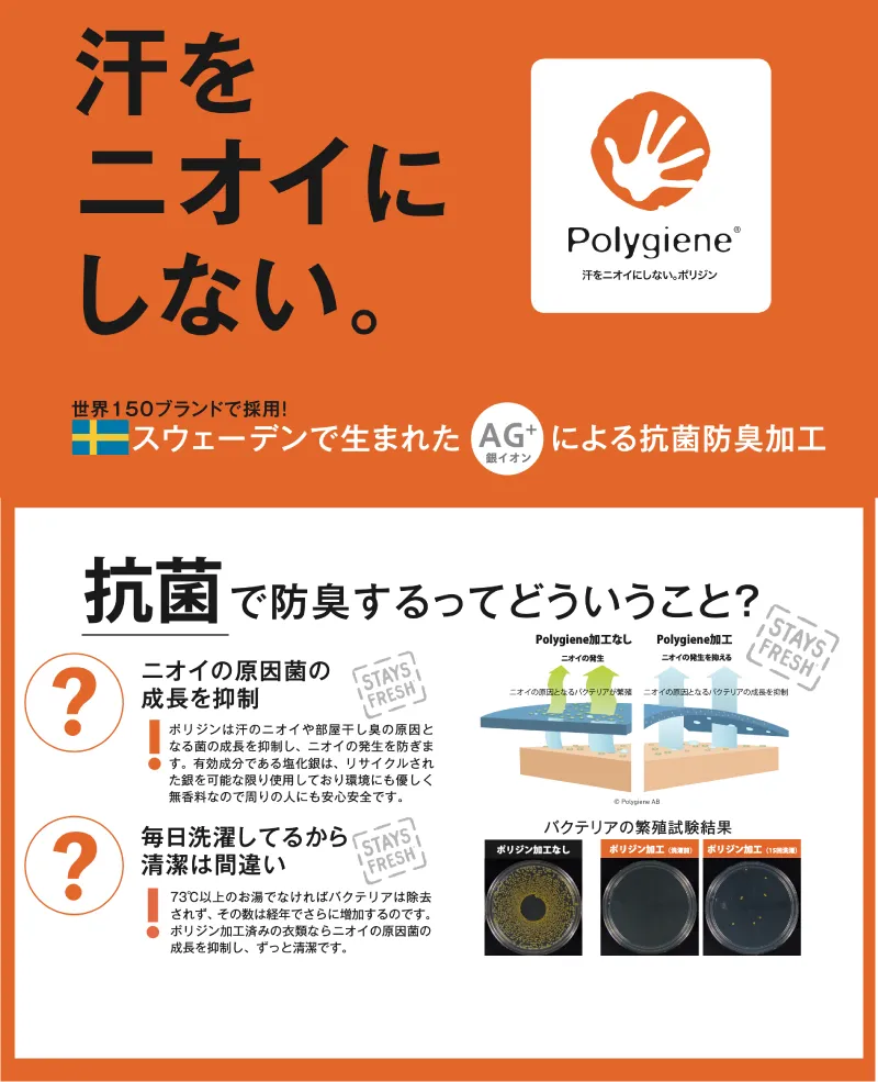 【防臭・防菌】高機能ドライTシャツ