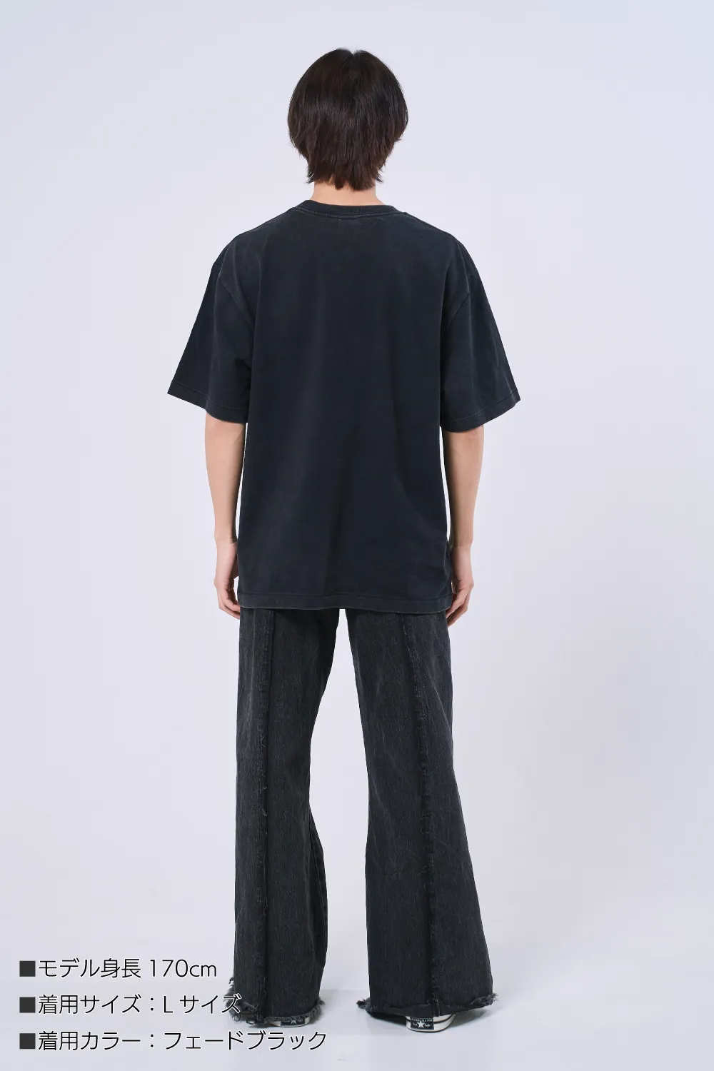 古着風フェードTシャツ　6.2オンス