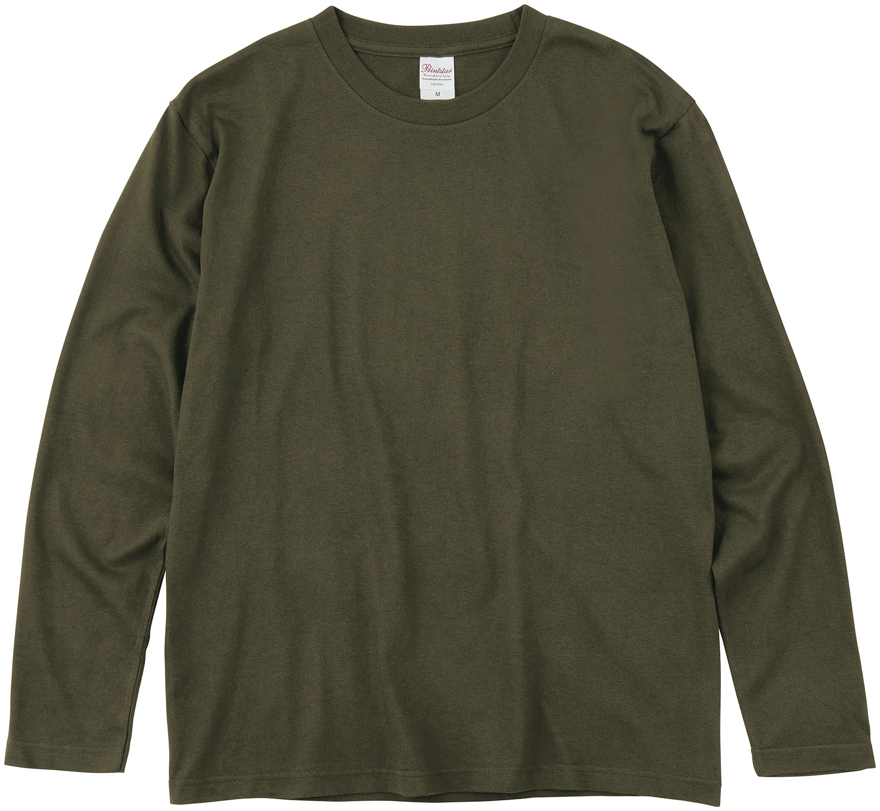 ベーシック長袖Tシャツ（リブ無し）