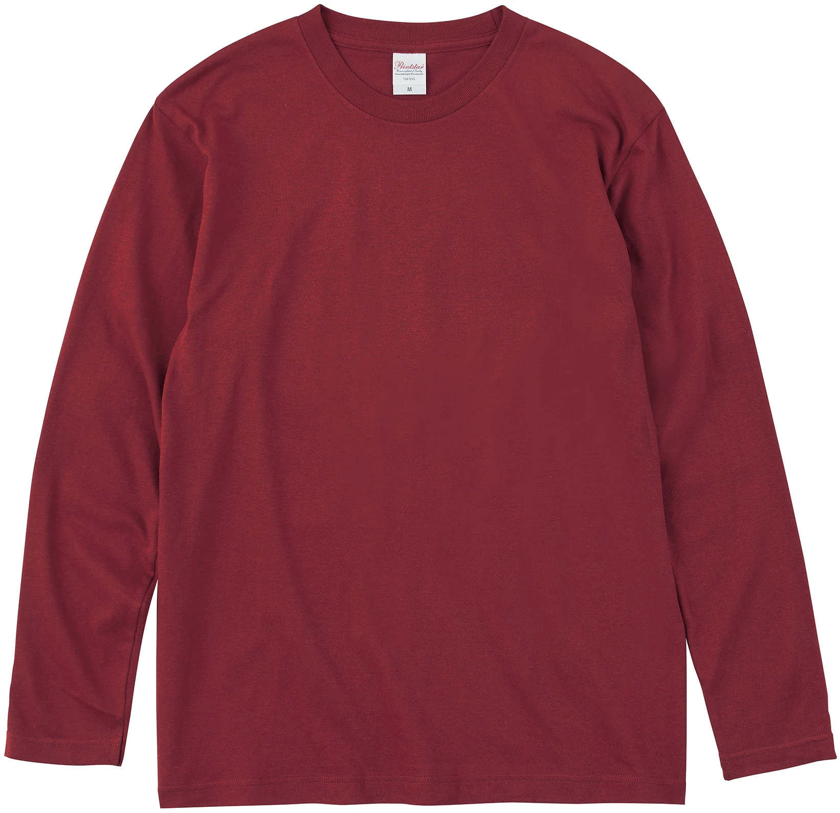 ベーシック長袖Tシャツ（リブ無し）