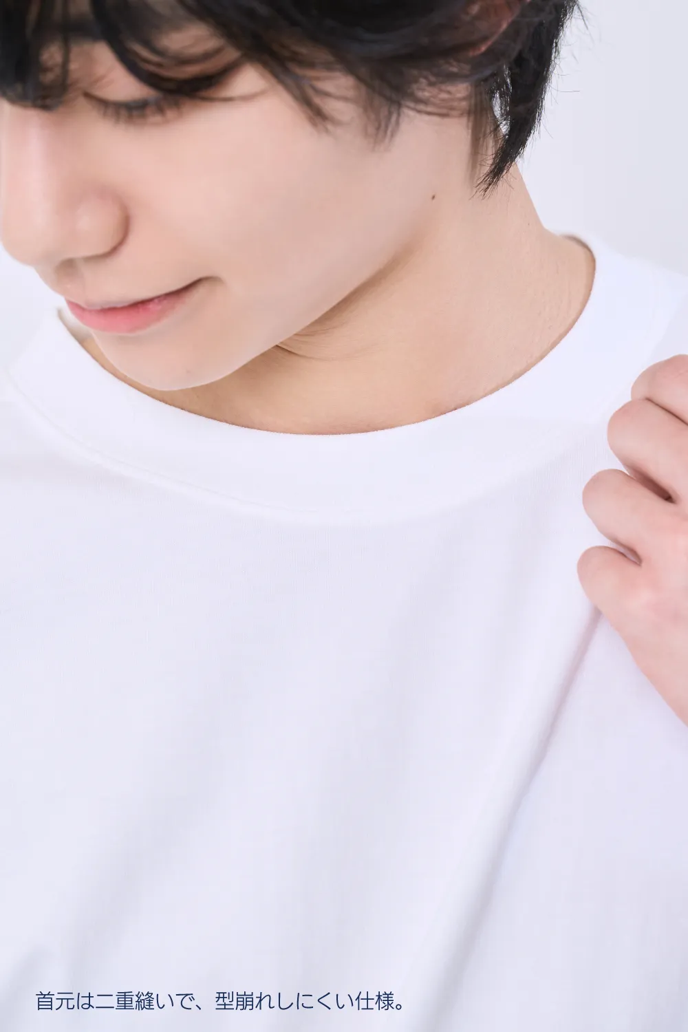 プレミアム厚手オーバーサイズ5分袖Tシャツ