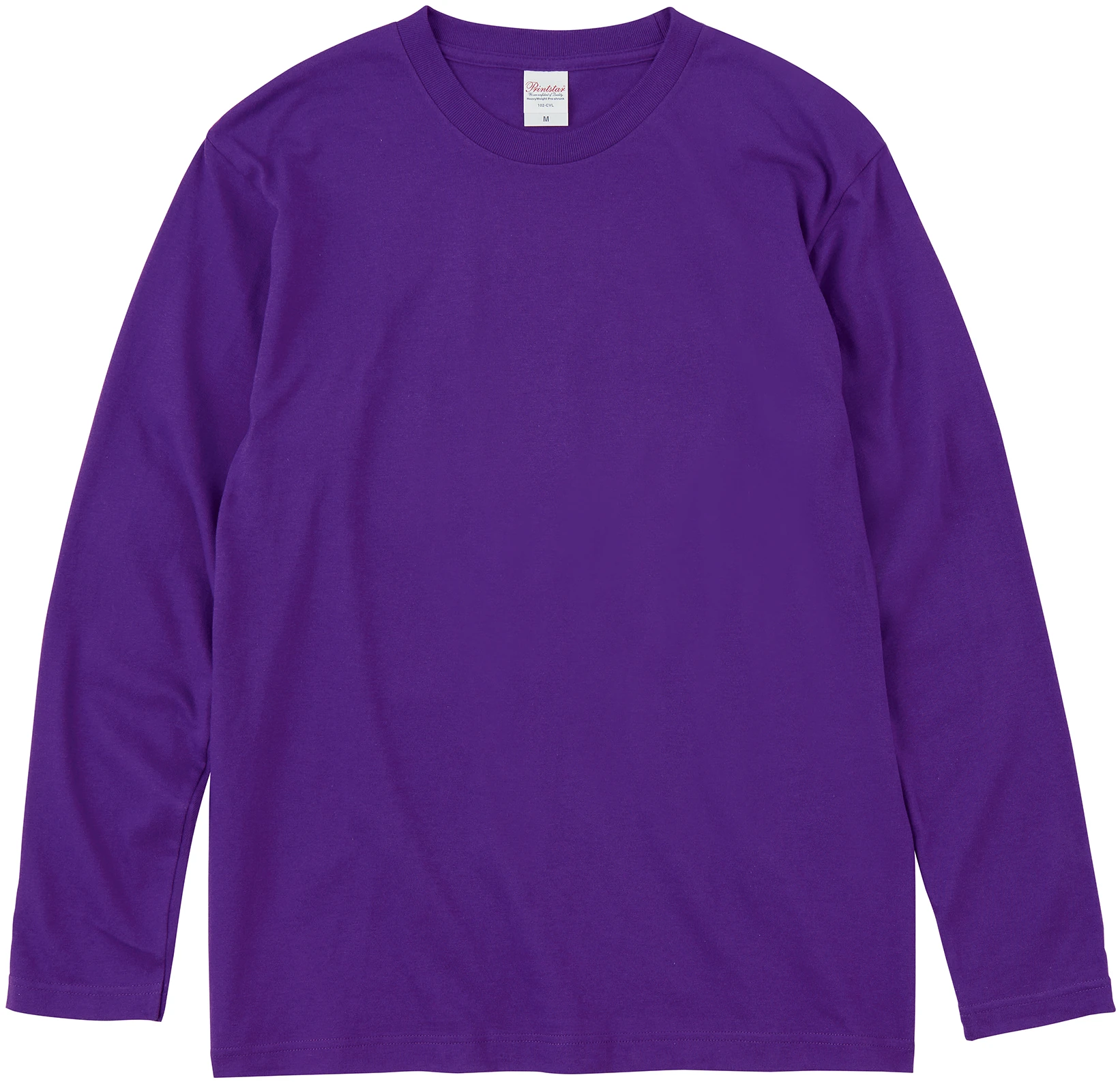 ベーシック長袖Tシャツ（リブ無し）