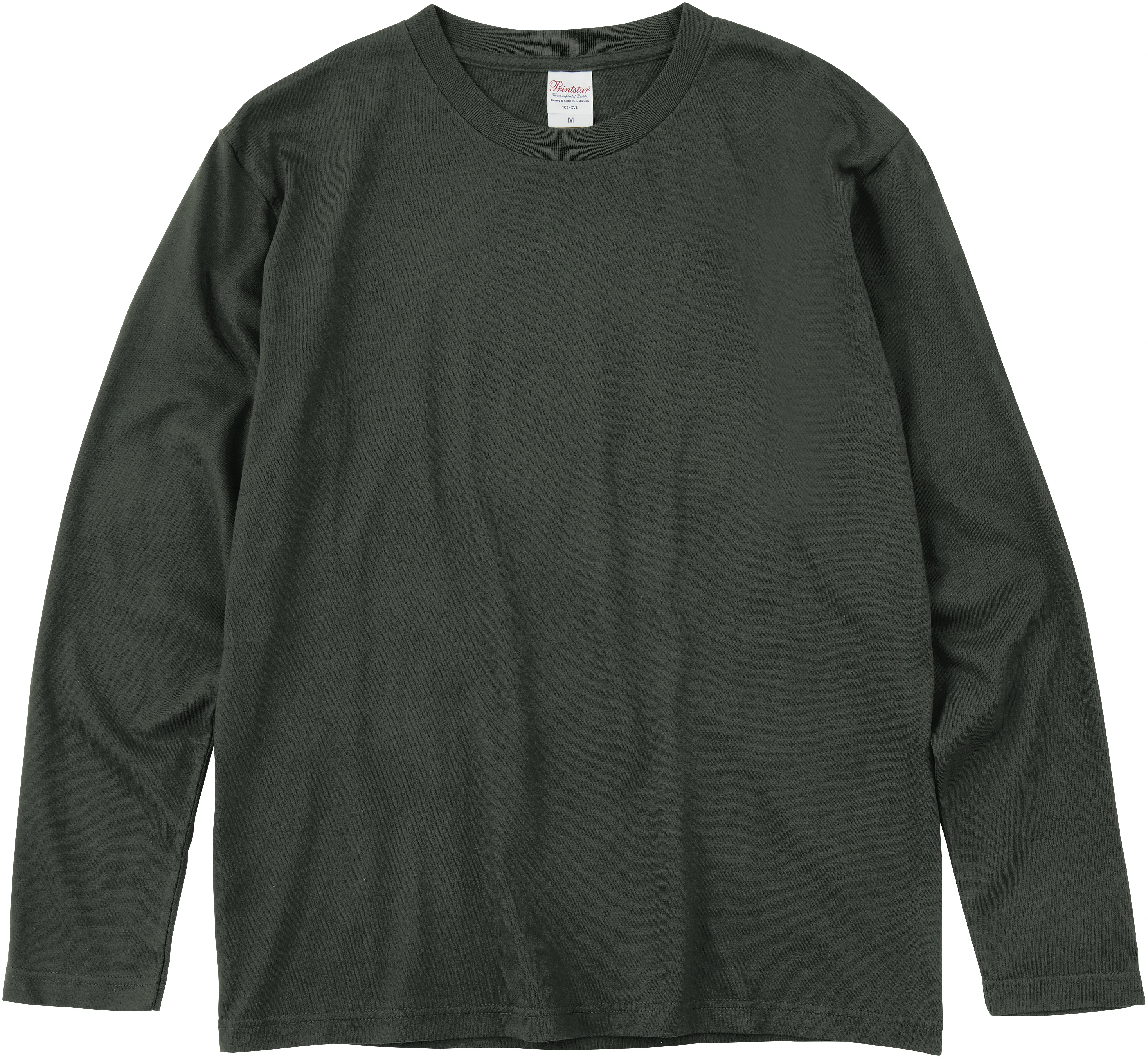 ベーシック長袖Tシャツ（リブ無し）