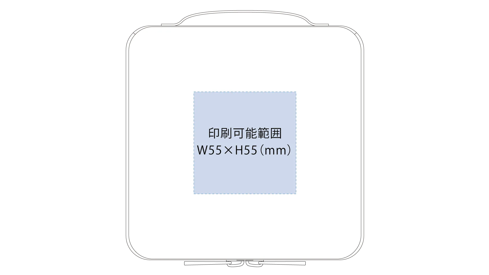 右胸のプリント位置